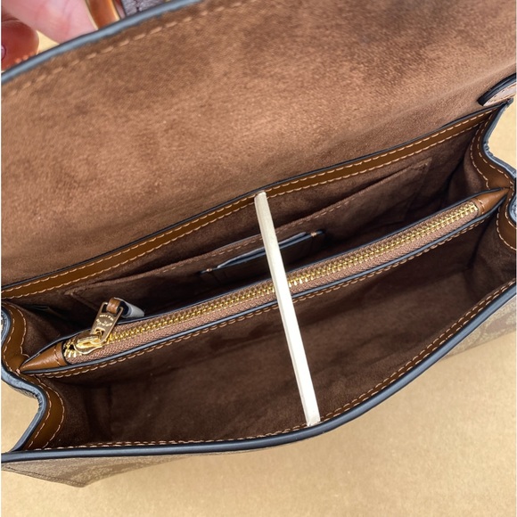 Coach Kleo Top Handle In Signature Canvas - Picture 9 of 15